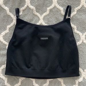 Gymshark Flex Strappy Black/Charcoal Sports Bra